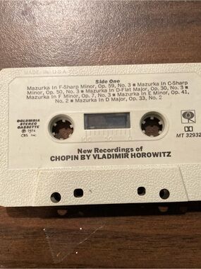 Cassette: Chopin by Vladimir Horowitz